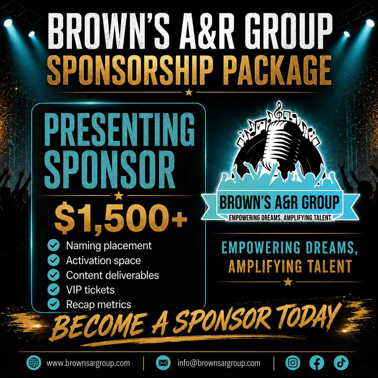 Presenting Sponsor Package