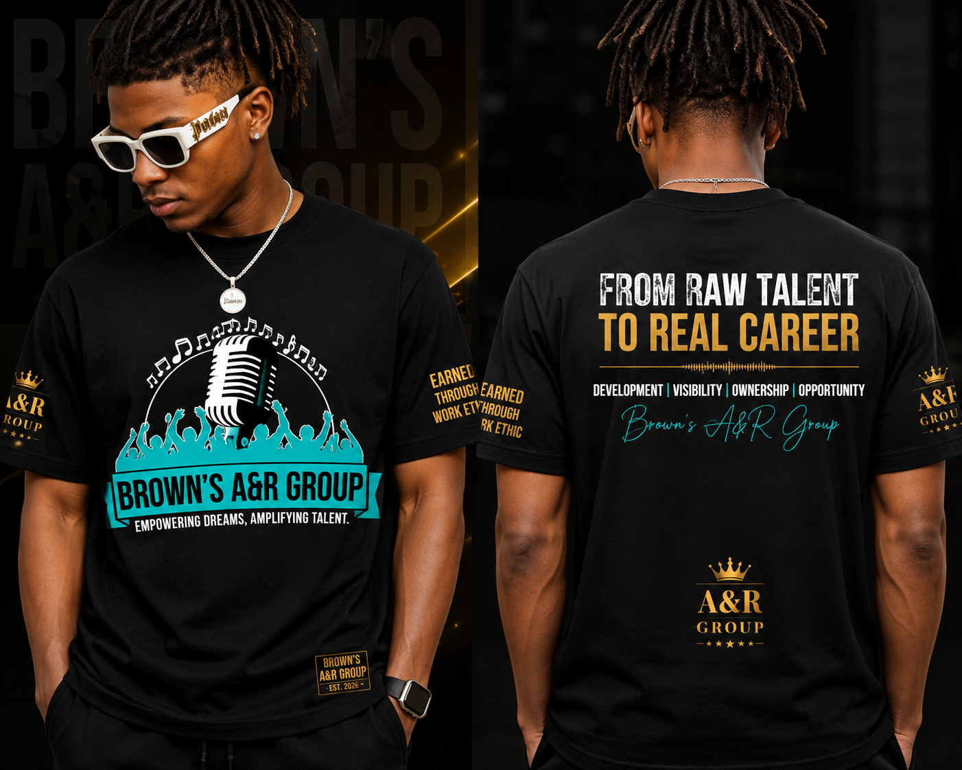 Brown's A&R Group Official T-Shirt